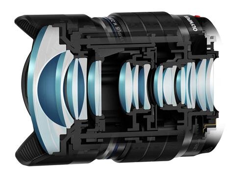 Ống Kính Olympus M.Zuiko Digital ED 8mm F1.8 Fisheye Pro