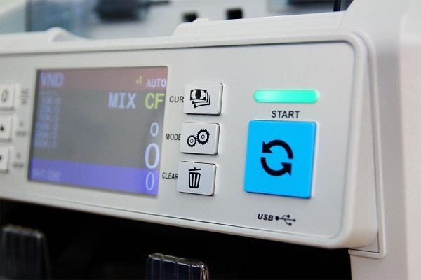 Máy đếm tiền silicon MC-8PLUS (COMBO) - Gồm cả máy in