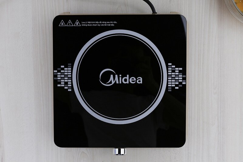 Bếp từ Midea MI-K1917EF(G) đen vàng Bếp từ Midea MI-K1917EF(G) đen vàng