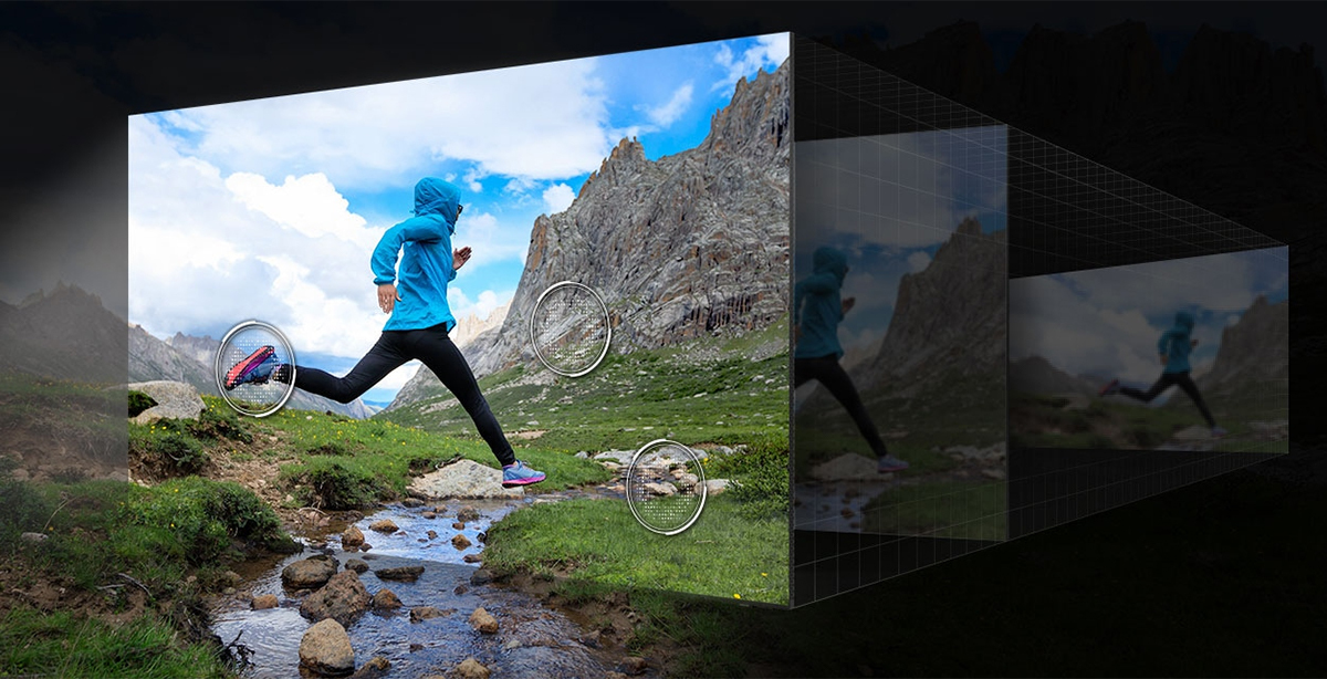 Smart Tivi QLED Samsung 4K 65 inch 65Q70D 5 Công nghệ 4K AI Upscaling nâng cấp mọi nội dung lên chất lượng 4K