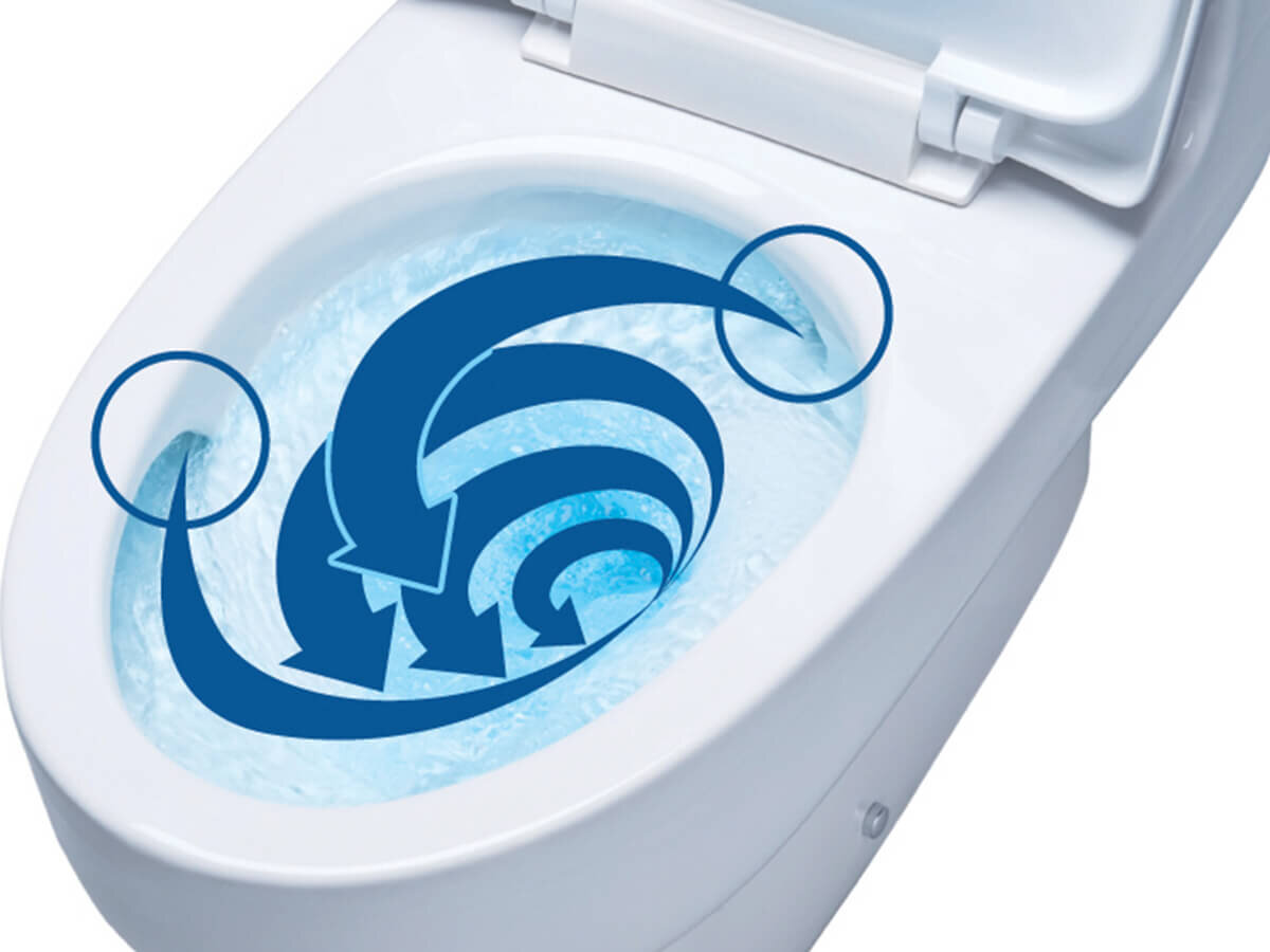 bàn cầu INAX AC-939VN-2 nắp mỏng xả xoáy EcoX mạnh mẽ