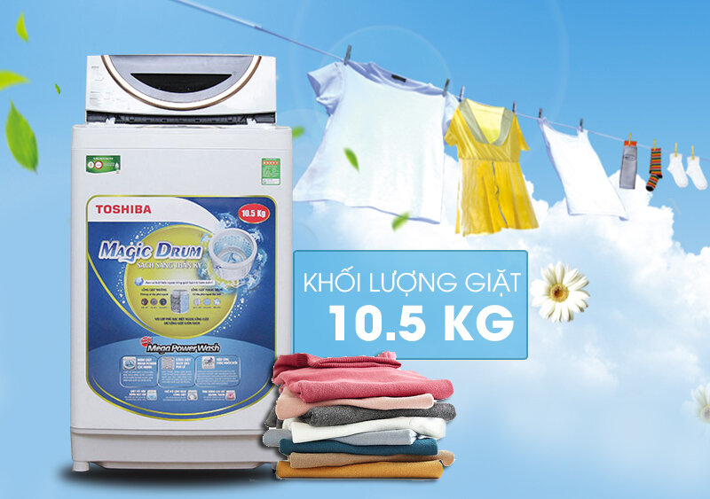 Máy giặt Toshiba 10.5 kg ME1150GV(WK) Máy giặt Toshiba 10.5 kg ME1150GV(WK)