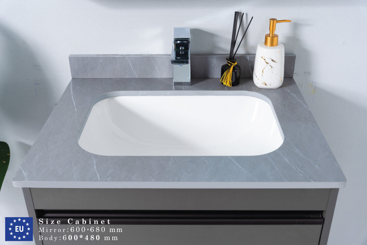 Bộ tủ chậu và tủ gương MOWOEN MW6618-60