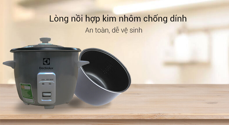 Nồi cơm điện Electrolux 1.8 lít ERC1800