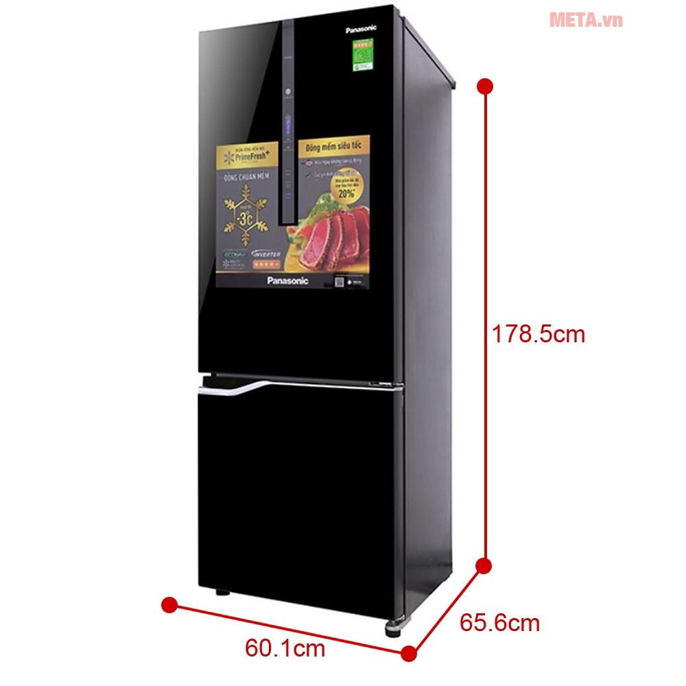 Tủ lạnh Panasonic Inverter 322 lít NR-BC360QKVN