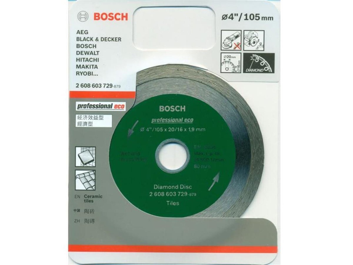 Lưỡi cắt gạch, bê tông Bosch 2608603729 Lưỡi cắt gạch, bê tông Bosch 2608603729