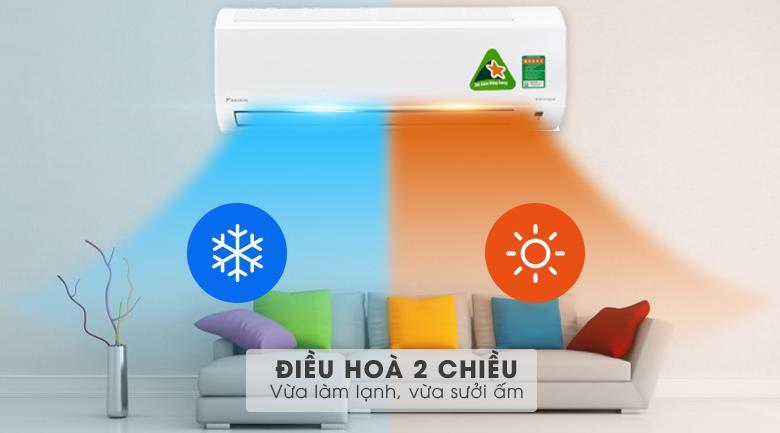 Điều hòa Daikin 2 chiều inverter FTHF35RAVMV- 12.000BTU