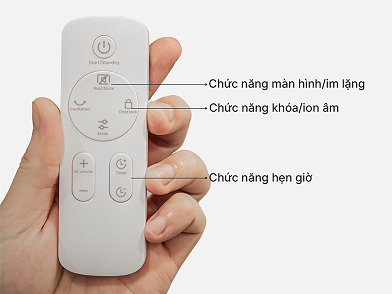 Quạt không cánh Lumias T08 điều khiển từ xa tiện lợi