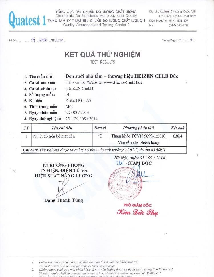 Đèn sưởi nhà tắm Heizen 2 bóng HE-2B (gold)
