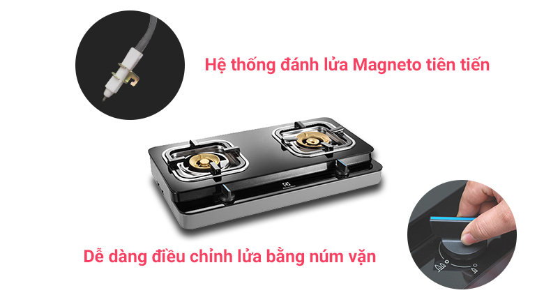 Bếp gas Electrolux ETG728GKR Bếp gas Electrolux ETG728GKR