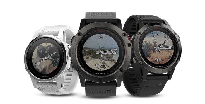 Đồng hồ thông minh Fenix 5x, Sapphire Slate Gray, VN