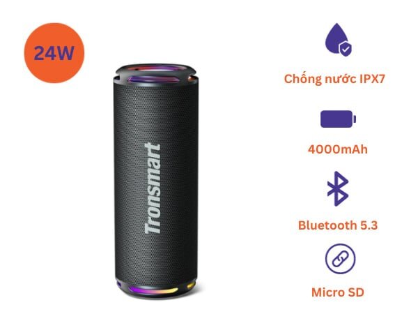 Tính năng của Loa bluetooth Tronsmart T7 Lite Tính năng của Loa bluetooth Tronsmart T7 Lite