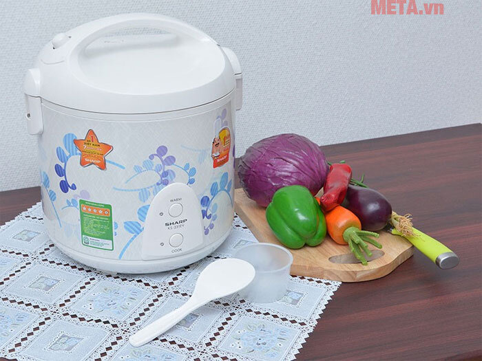Nồi cơm điện nắp gài Sharp KS-231EV - 2.2 lít