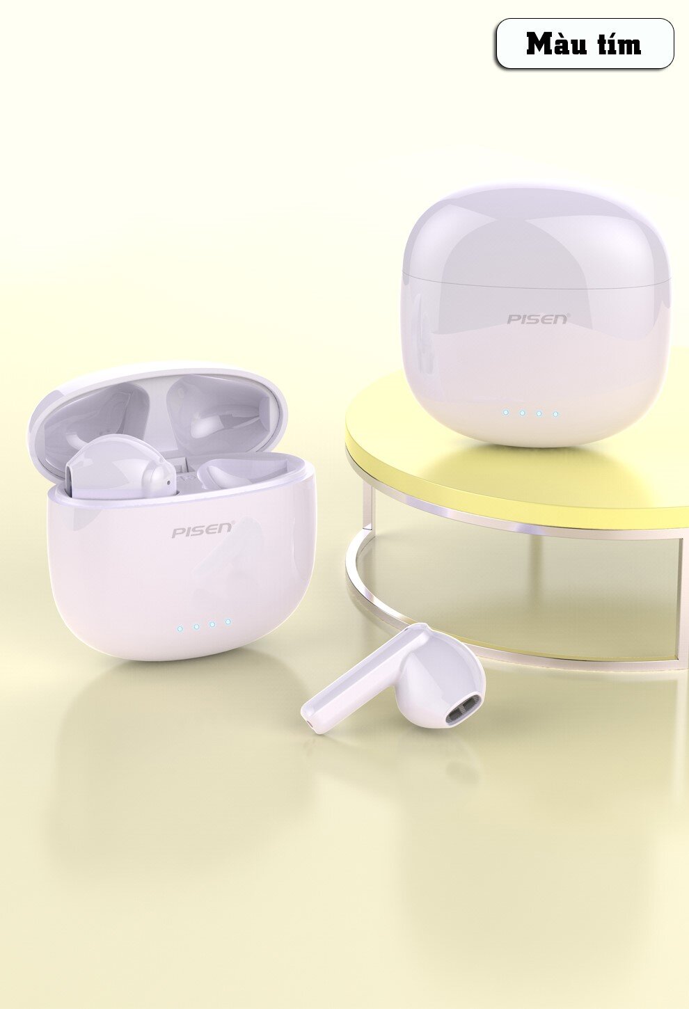 Tai nghe không dây PISEN True wireless Ai3 PA-BHD03 màu trắng