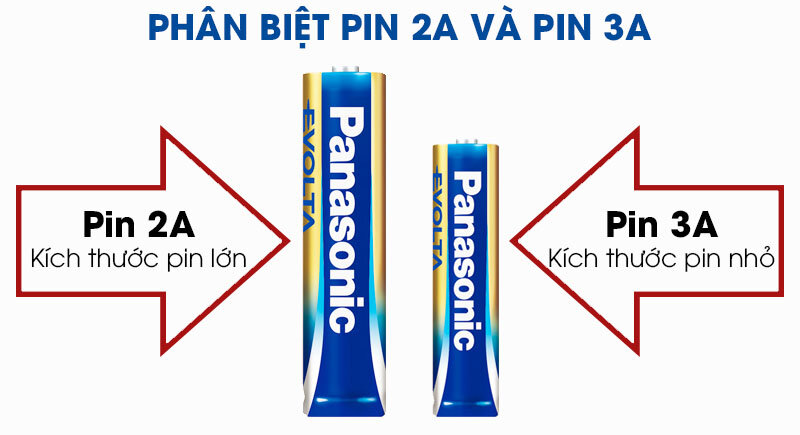 Pin AA 2 viên Panasonic Evolta LR6EG-2B-V
