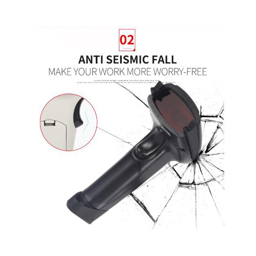 Máy quét mã vạch 1D Antech AS2400G không dây  5