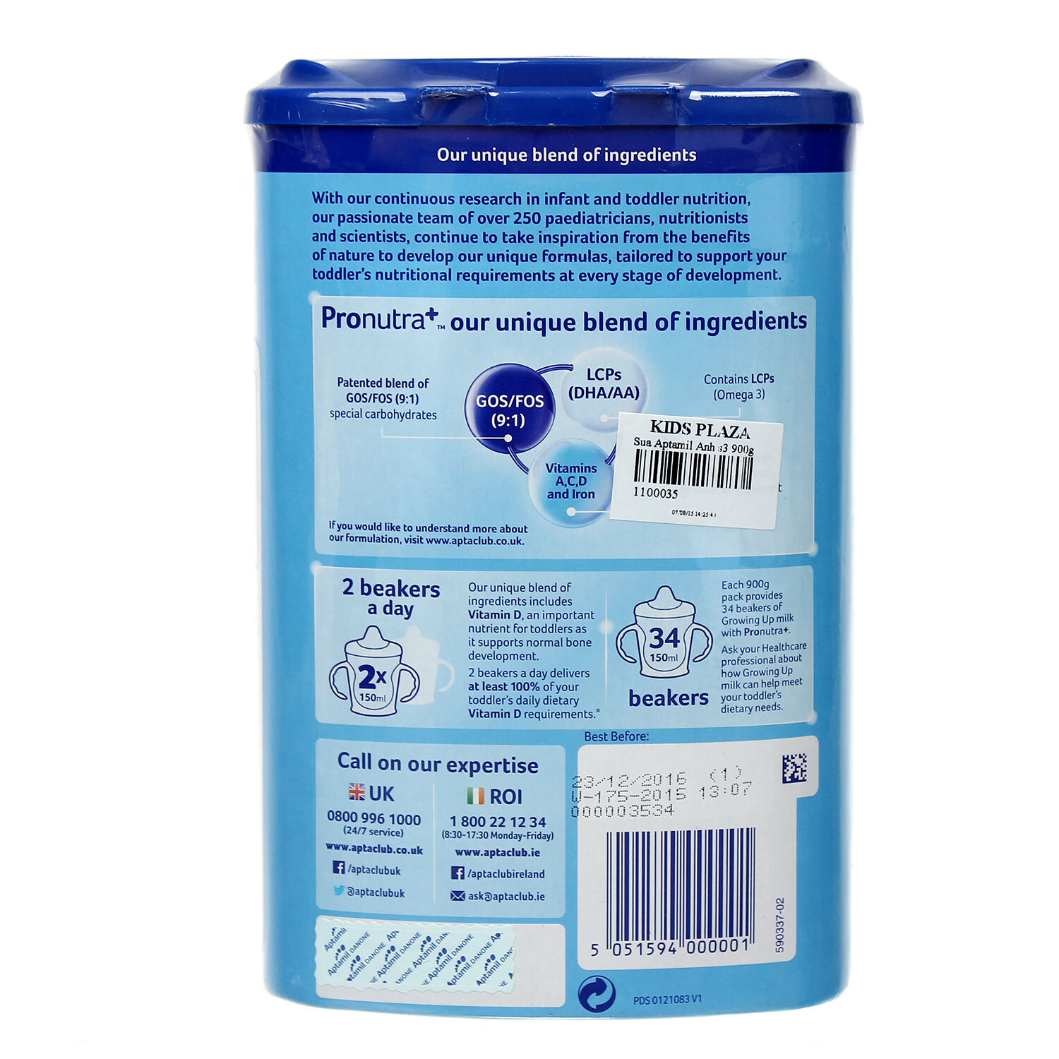 Sữa Aptamil Anh số 3 (900g)  Sữa Aptamil Anh số 3 (900g)