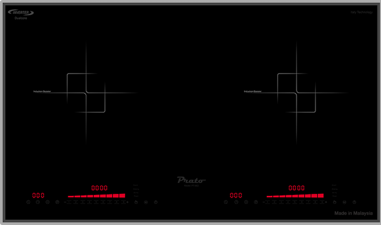 Bếp từ âm 2 vùng nấu Prato PT-662