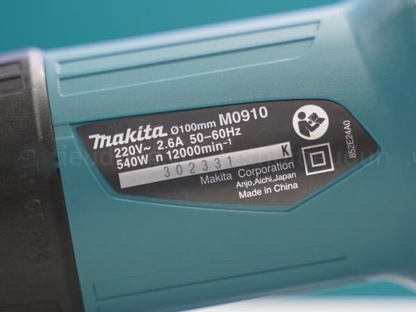 Thông số của máy mài góc Máy mài góc