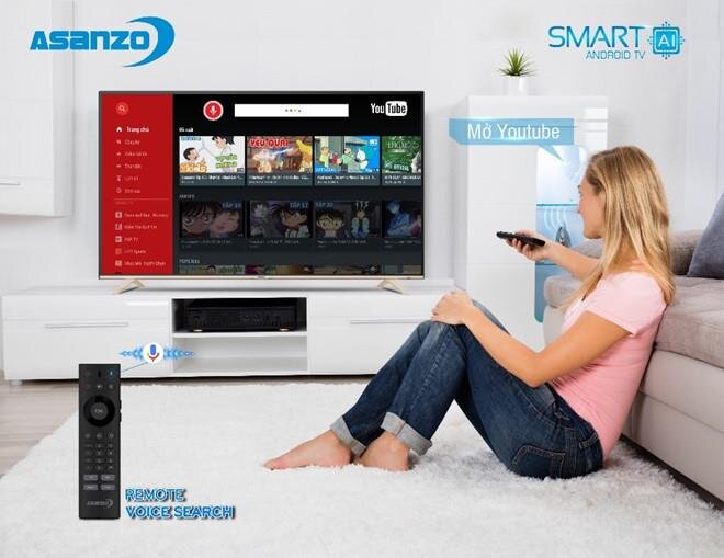Smart Tivi Asanzo 32 inch 32VS9 Full HD, Android TV