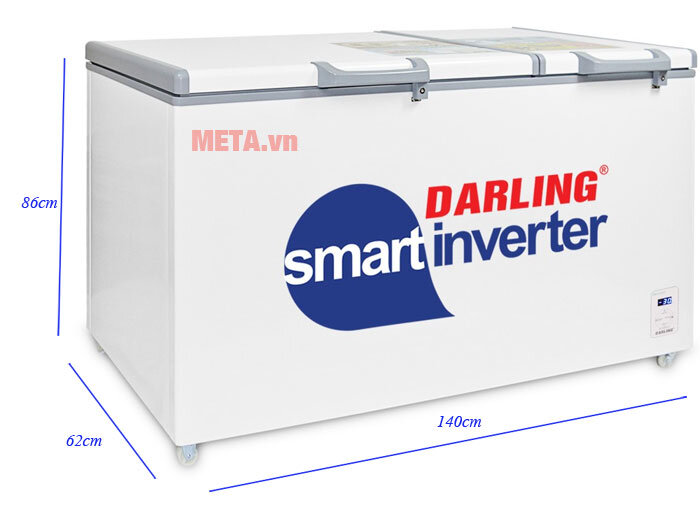 Tủ đông 2 ngăn Darling 470 lít DMF - 4699WS - Đồng