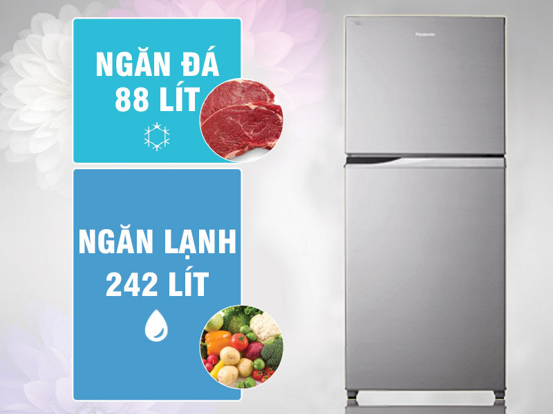 Tủ lạnh Panasonic 363 lít NR-BD418VSVN Tủ lạnh Panasonic 363 lít NR-BD418VSVN