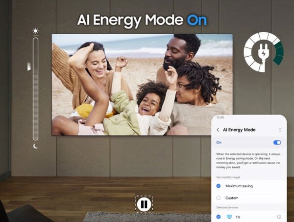 Chế độ AI Energy tiết kiệm điện năng