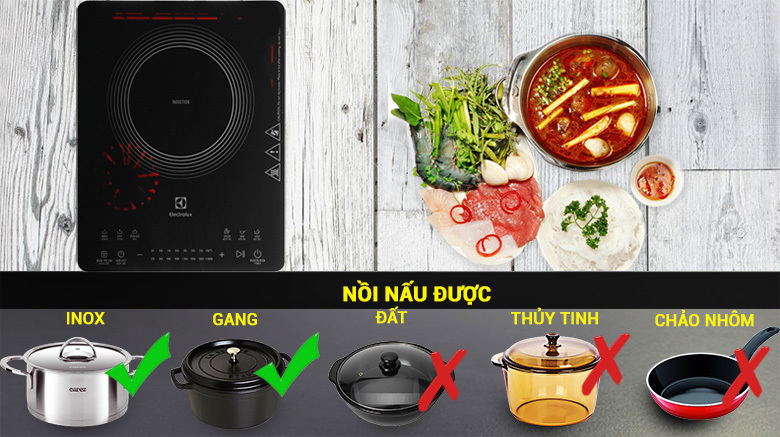 Bếp từ Electrolux ETD42SKR