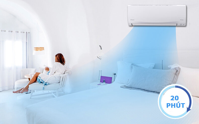 Máy lạnh Daikin Inverter 1 HP FTKQ25SVMV Máy lạnh Daikin Inverter 1 HP FTKQ25SVMV