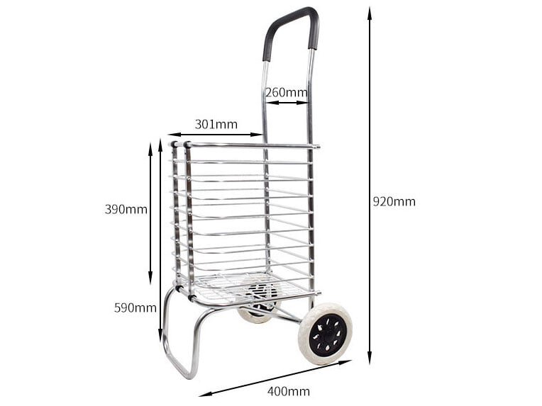 Kích thước xe kéo đi chợ DIY TLT-01 Xe kéo đi chợ DIY TLT-01