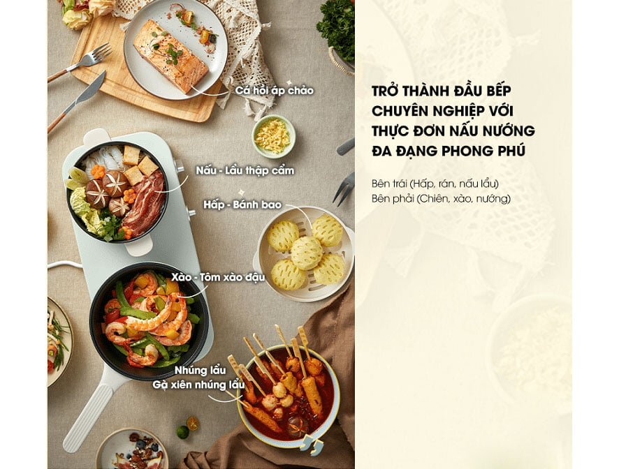 Bếp điện đôi Bear