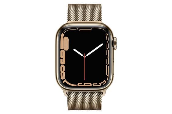 thiết kế Apple Watch Series 7 GPS + Cellular 41mm viền thép dây thép