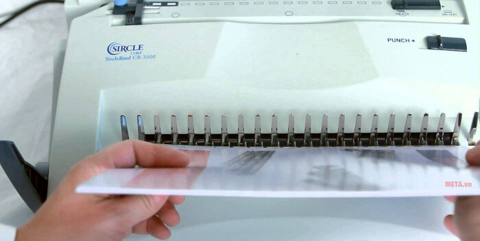 Máy đóng sách gáy xoắn nhựa DSB CB-3000