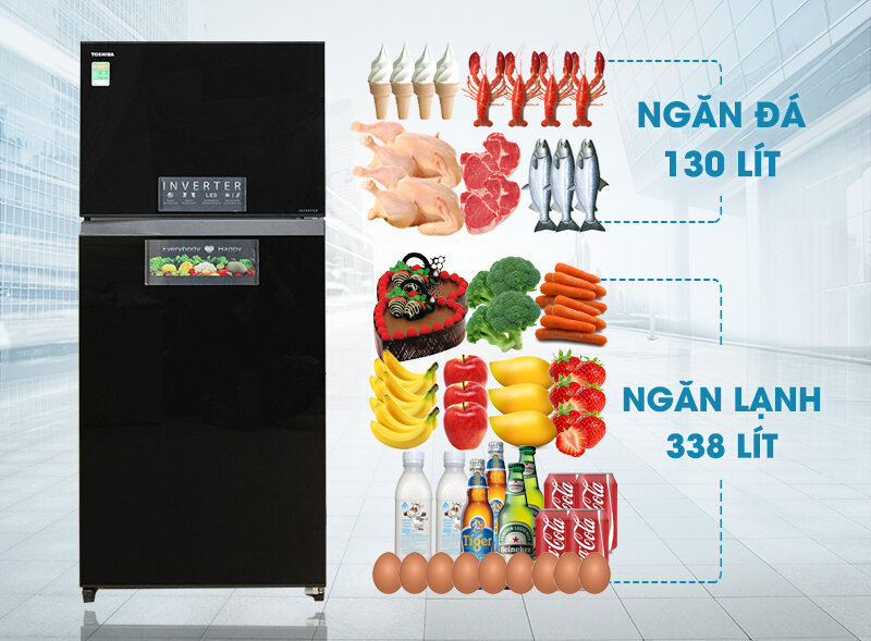 Tủ lạnh Toshiba 468 lít GR-HG52VDZ XK Tủ lạnh Toshiba 468 lít GR-HG52VDZ XK