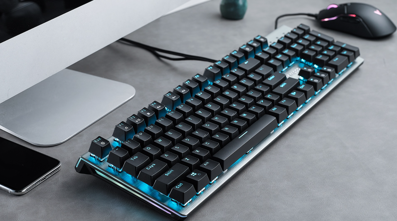 Bàn phím quang cơ gaming có dây Rapoo V530 1