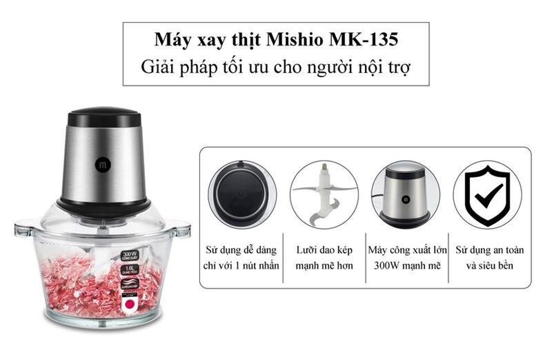 Máy xay thịt Mishio MK-135