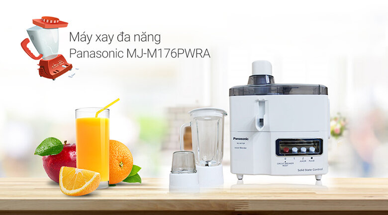 Máy xay đa năng Panasonic MJ-M176PWRA Máy xay đa năng Panasonic MJ-M176PWRA