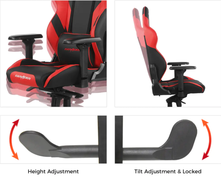 Ghế Game DXRacer G Series GC-G001-NR-B2 (OH/GB001/NR) 5