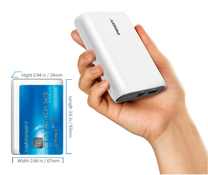 Pin sạc dự phòng Pisen Easy Power 5C 10000mAh