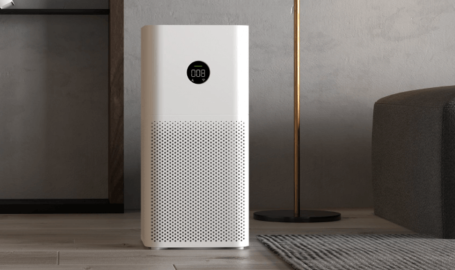 Máy lọc không khí Xiaomi Mi Air Purifier 3C có thiết kế nhỏ gọn
