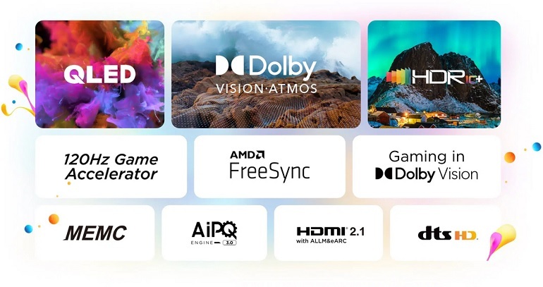 Google Tivi QLED TCL 4K 55 inch 55C645 Google Tivi QLED TCL 4K 55 inch 55C645