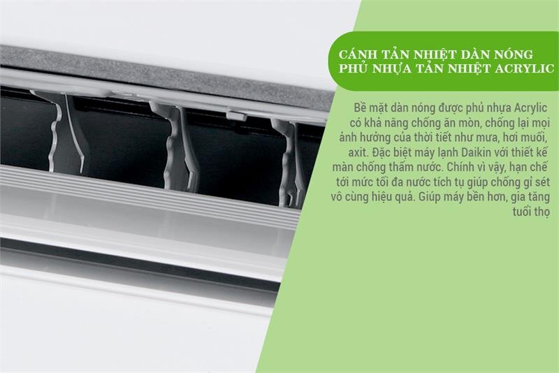 Điều hòa Daikin 1 chiều inverter FTKM25SVMV- 9000BTU