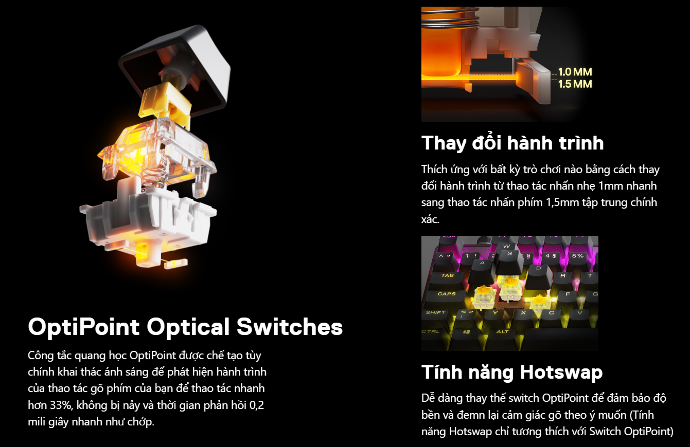 Bàn phím có dây Steelseries Apex 9 TKL US 64847 - Swappable Switch 2