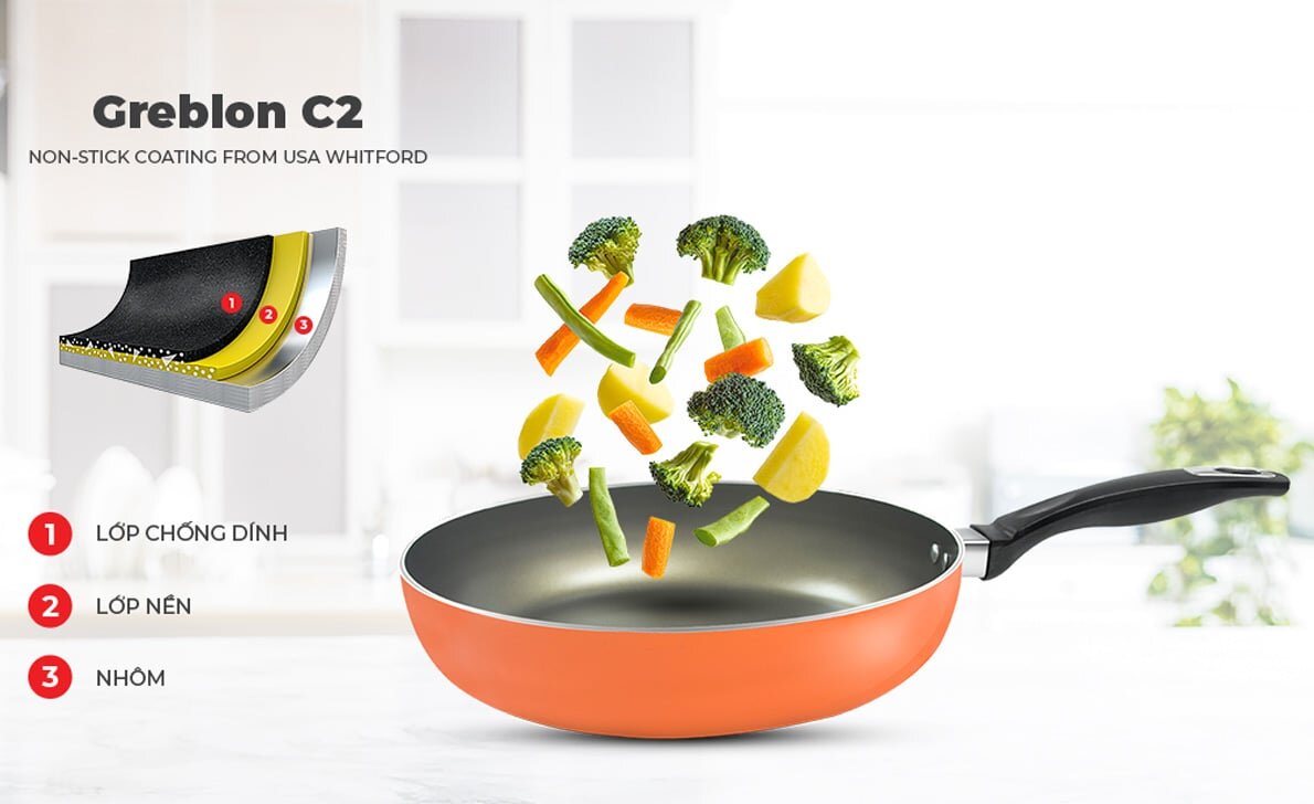 Cấu tạo thân chảo chống dính 