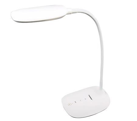 Đèn bàn cảm ứng ba màu ánh sáng Tiross 6W TS1804 màu sữa Đèn bàn cảm ứng ba màu ánh sáng Tiross 6W TS1804 màu sữa