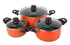 Bộ nồi 3 chiếc nhôm đáy từ Kangaroo KG932