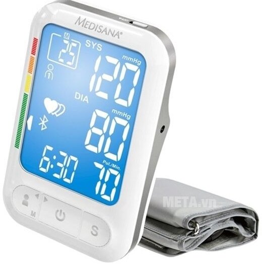 Máy đo huyết áp bắp tay Bluetooth Medisana BU 550