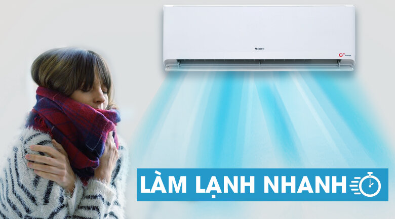 Máy lạnh Gree inverter 1 HP GWC09GB-K3DNC1A