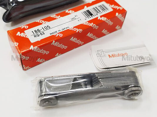 Mitutoyo 186-105 dễ xếp gọn các lá thước Mitutoyo 186-105