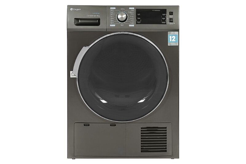 Máy sấy quần áo Casper Inverter 8kg TD-80CGB thiết kế